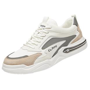 高哥增高运动鞋网面休闲鞋男潮百搭轻便男鞋子秋冬隐形内增高板鞋