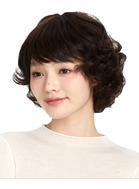 修脸减龄整顶假发瑞贝卡隐形逼真