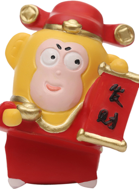 小吗喽屏幕摆件电脑显示屏装饰