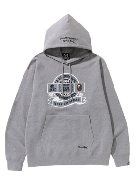 骷髅头印花连帽卫衣BAPE