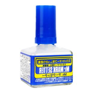 郡士水贴软化剂 MS231 水贴纸 粘胶剂 高达模型 蓝盖 MS232带背胶