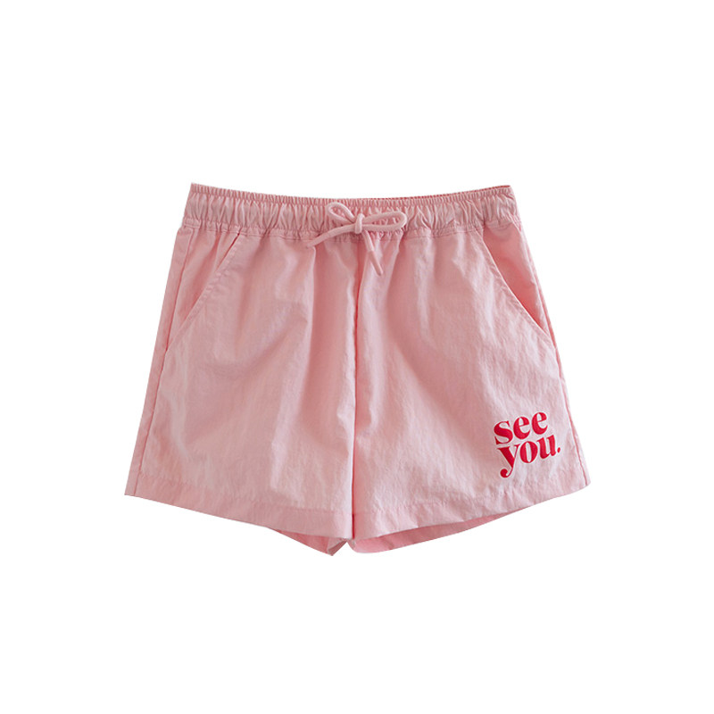 ILOVEJ女童夏季运动字母短裤