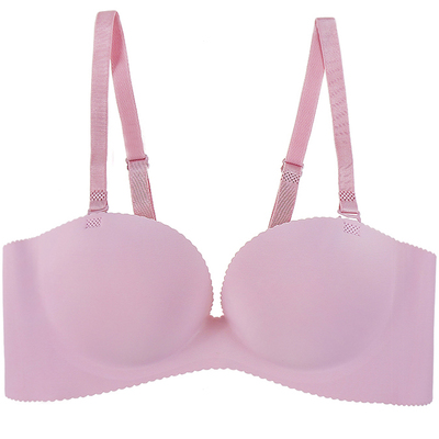 一片式无痕光面半杯小胸聚拢钢圈