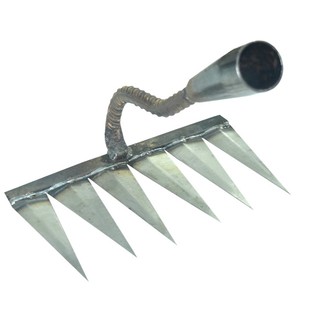 全钢锄头平地除草园艺工具翻地松土农工具农用多功能种菜神器耙子