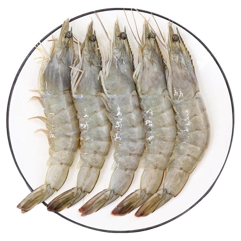 南美白对虾厄瓜多尔白虾冷冻海虾鲜活速冻新鲜大虾鲜活冷冻特大号