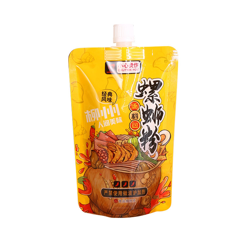 食品级螺蛳粉汤打包袋外卖吸嘴袋