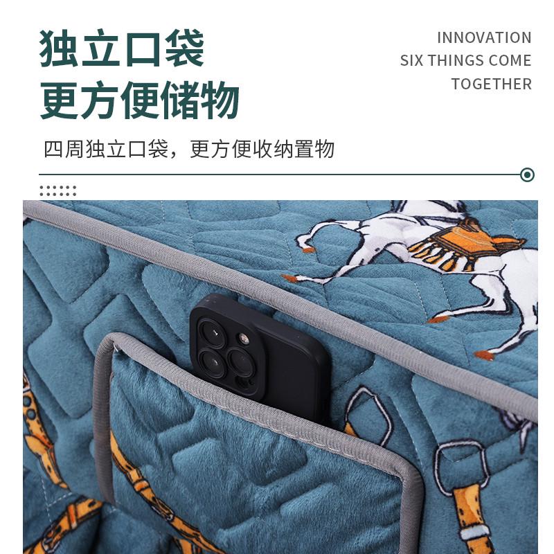 电炉罩烤火罩新款布罩烤火架的桌子罩套子正方形加厚加绒家用冬季