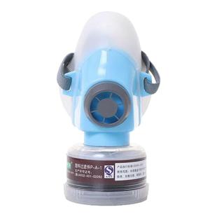 绿栏杆9588防毒口罩喷漆化工农药使用范围广可装送风机圆形滤毒灌