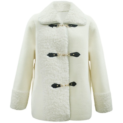 毛感原创设计羊羔毛外套