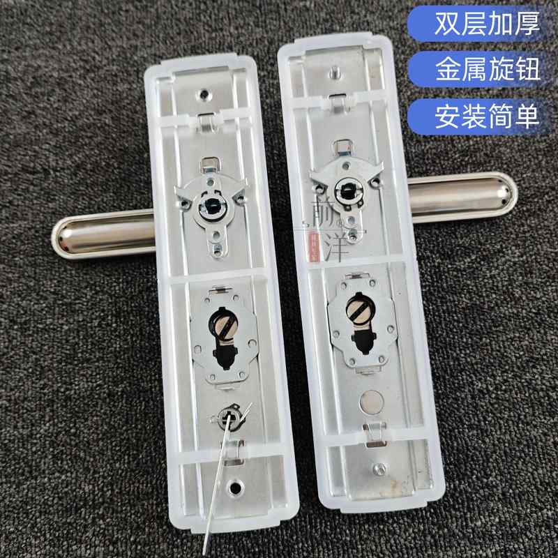 多功能不锈钢防盗门把手加厚入户大门锁外门家用防撬门通用型拉手
