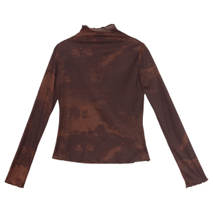 it'real瑞尔冬季新款复古亲肤晕染打底衫女