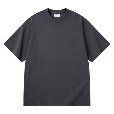 夏季300G重磅纯色短袖T恤男女潮