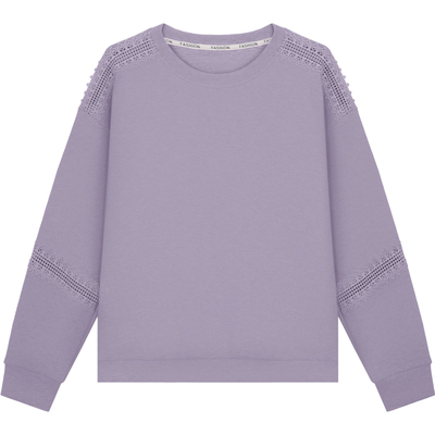 圆领卫衣女春秋薄款女装妈妈上衣