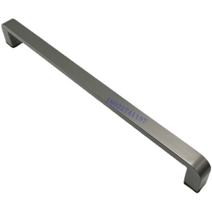 淋浴房拉手玻璃门隔断推拉移门浴室门把手拉丝枪灰不锈钢单面扶手