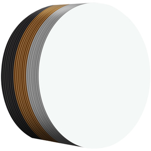 柏伦斯圆形卡纸油画棒彩铅专用纸素描纸牛皮纸绘画美术纸马克笔画画美术纸丙烯画纸儿童涂鸦漫画色粉黑白卡纸