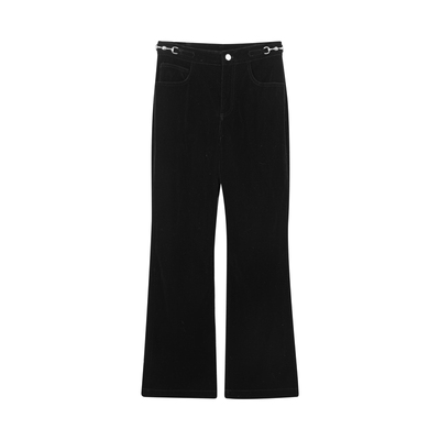 双压线秋冬女士保暖休闲裤