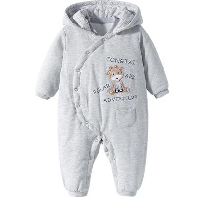 夹棉衣服童泰连体衣清仓