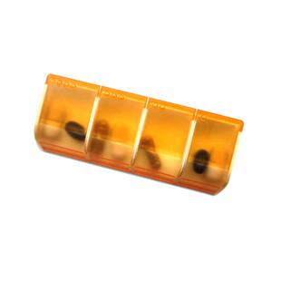 德国进口MEDI每日便携式药盒四格小号网红迷你收纳盒随身分装药盒