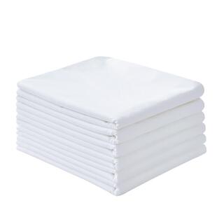 正品制式白床单军训单人单件学生宿舍内务加厚全棉纯白色防皱垫单