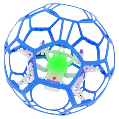 200mm空心杯球形无人机遥控足球无人机教育学生四轴科教比赛器材