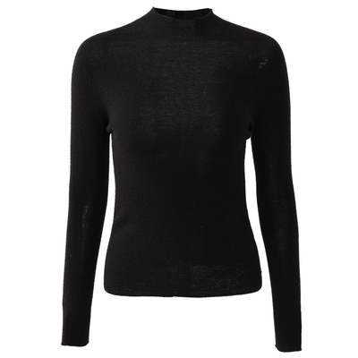 【扬子纱100羊毛】娅丽达无缝一体半高领打底针织衫女25秋冬毛衣