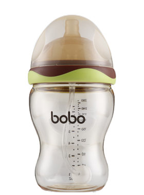 bobo宽口径ppsu奶瓶2岁以上吸管