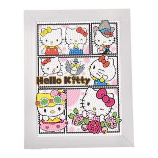 钻石贴画高颜值高难度大尺寸儿童diy手工女孩玩具砖石画创意益智