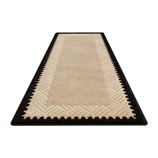 法式复古仿羊绒地毯卧室床边毯加厚地垫床边垫高级感客厅茶几毯子