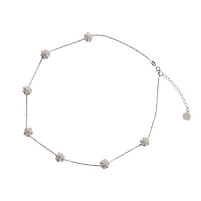 OUTSIDERINSIDE六瓣折叠花项链