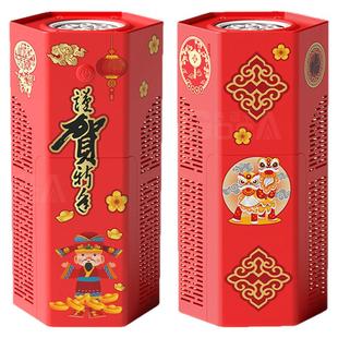 2026新年春节礼物烟花泡泡机婚庆全自动吹泡泡儿童礼花电子玩具