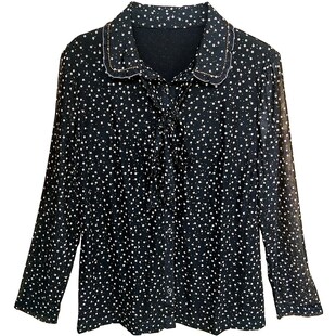 凯斯曼台湾网纱薄款衬衫上衣长袖中年妈妈装春装新款洋气质夏季