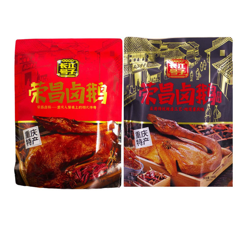 重庆特产长江号子荣昌卤鹅700g传统工艺鹅肉熟食卤味即食袋装零食