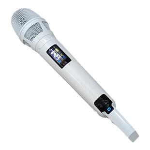 定制款kk205麦克风明星同款家用K歌声卡户外音响skm9000无线话筒