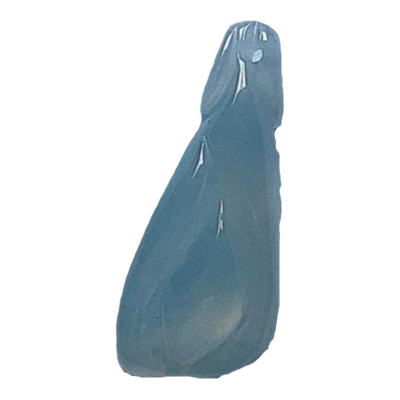 天然翡翠兰花吊坠乳白清新如意