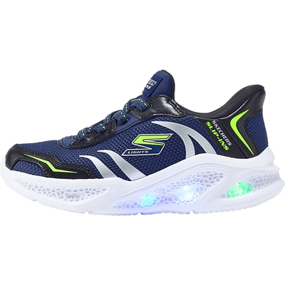SKECHERS斯凯奇大童LIGHTED运动休闲鞋403848L-NVBK