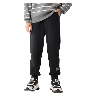 巴拉巴拉运动裤儿童加绒加厚裤子