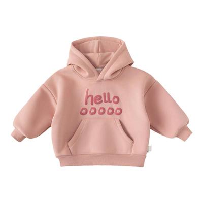 女童卫衣加绒男童冬装2025新款