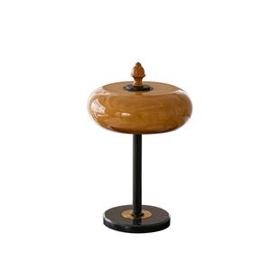 Lynn's立意 复古风法式装饰台灯 床头书桌高级感实木中古侘寂风灯