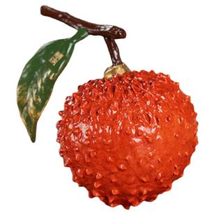 朱炳仁铜 喜得红利 铜荔枝摆件客厅桌面装饰品荔枝茶宠茶玩礼品