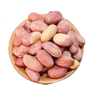 五香烤花生山东莱西来西恒清脱油烤花生五香花生米考花紫皮烤花生