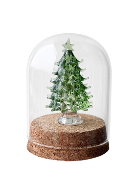 琉璃摆件仿真圣诞树绿植