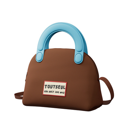 TOUTSEUL读设新小众设计贝壳斜挎包迷你小托特包可爱包包手提包女