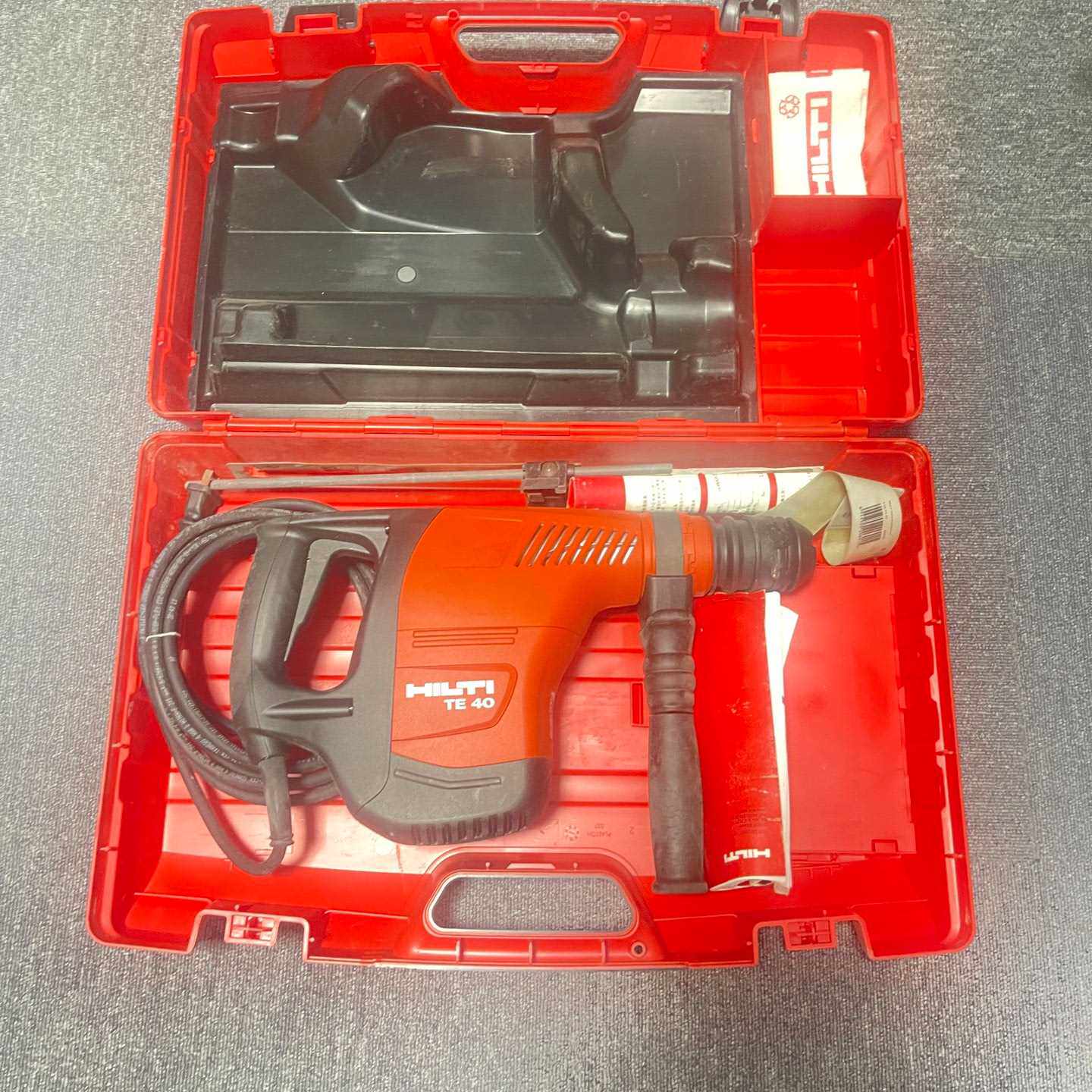 议价HILTI喜利得TE40电锤，奥地利原装，220V，参数见铭