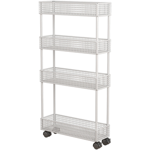 门后置物架儿童绘本书架铁艺落地简易极窄夹缝收纳超薄墙边小窄柜