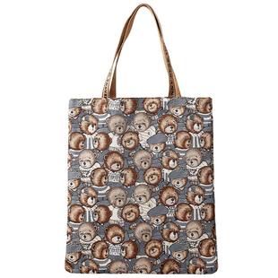 Danny Bear/丹尼熊帆布袋小熊单肩购物袋女士轻便休闲百搭0115008