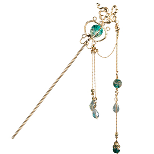 瑶瑶公主遇见神鹿汉服配饰 瑶法杖发簪 鹿角头饰手镯发饰项链饰品