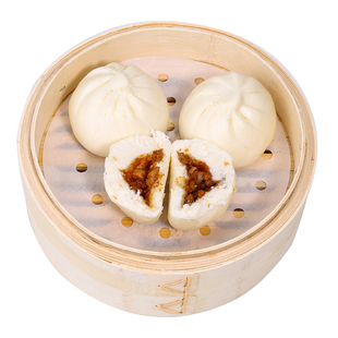 金城团购叉烧包猪肉包速冻食品点心广式港式早餐早茶420g12只
