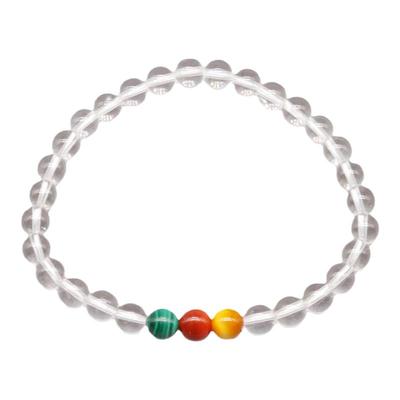 原创设计女白水晶天然手链手串