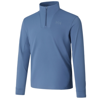 【经典款】HELLYHANSEN/HH 男女款吸湿速干户外半拉链立领长袖T恤