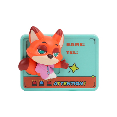 TOYCITY联名迪士尼疯狂动物城2城郊出游记尼克朱迪冰箱贴盲盒玩具